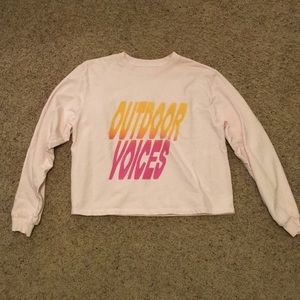 Women’s Outdoor Voices cropped long sleeve
